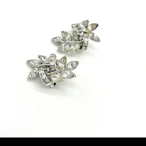 Elegant Silver Leaf Earrings